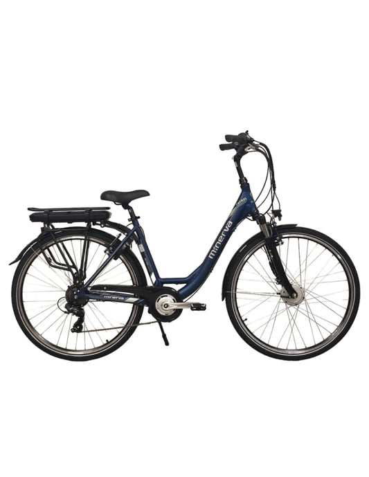 Minerva E - Bike Estrel Blue Women's Bike (28") - Cyclecure - E - bikes - Minerva
