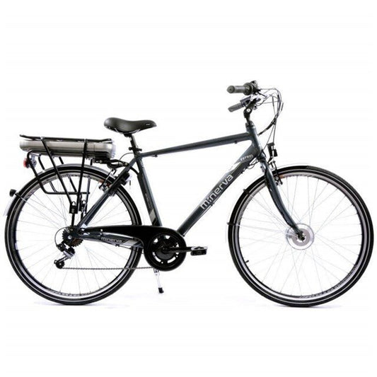 Minerva E - Bike Estrel Grey Men's Bike (28") - Cyclecure - E - bikes - Minerva
