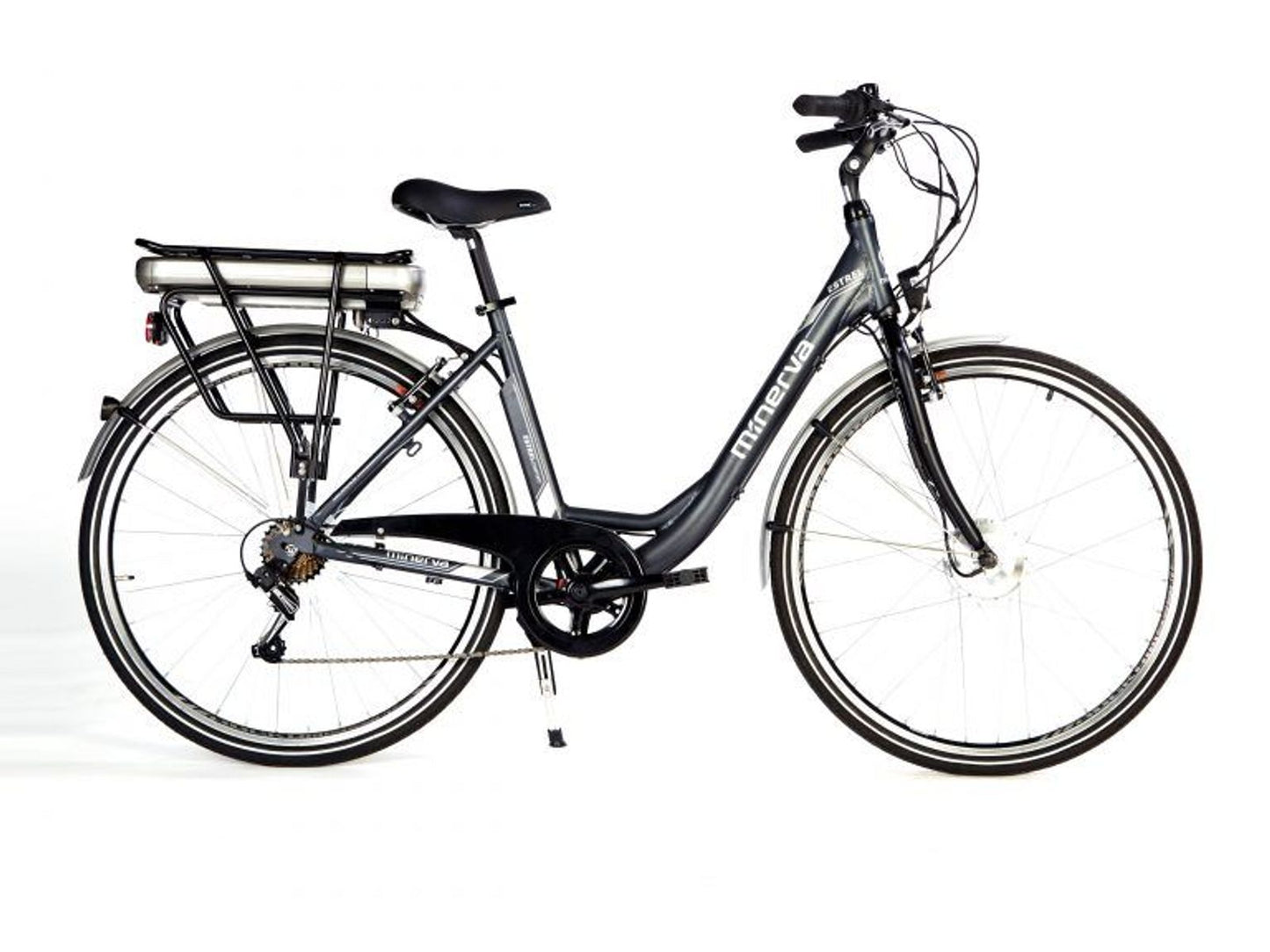 Minerva E-Bike Estrel Grey Women's Bike (28")