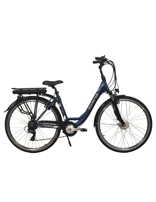 Minerva E-Bike Estrel Blue Women's Bike (28")