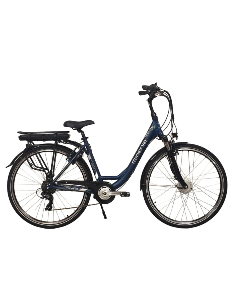 Minerva E - Bike Estrel Blue Women's Bike (28") - Cyclecure - E - bikes - Minerva