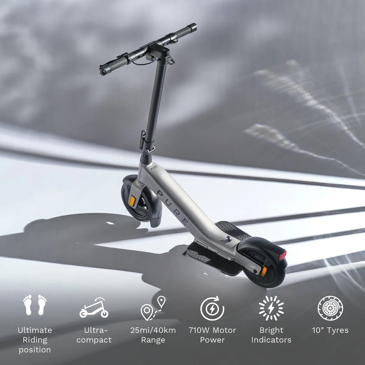 Pure Electric Advance Flex Electric Scooter - Cyclecure - E - scooters - Pure